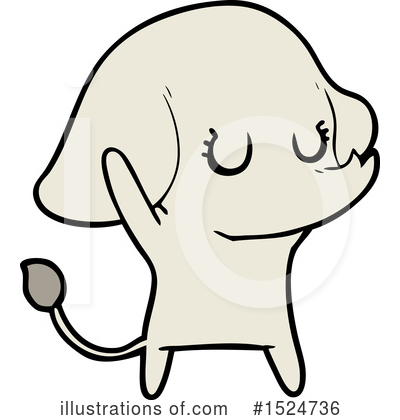 Royalty-Free (RF) Elephant Clipart Illustration by lineartestpilot - Stock Sample #1524736