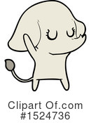 Elephant Clipart #1524736 by lineartestpilot