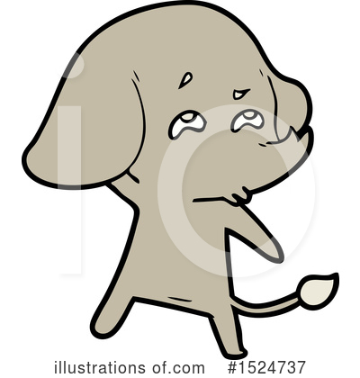 Royalty-Free (RF) Elephant Clipart Illustration by lineartestpilot - Stock Sample #1524737