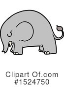 Elephant Clipart #1524750 by lineartestpilot
