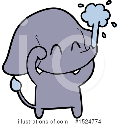 Royalty-Free (RF) Elephant Clipart Illustration by lineartestpilot - Stock Sample #1524774