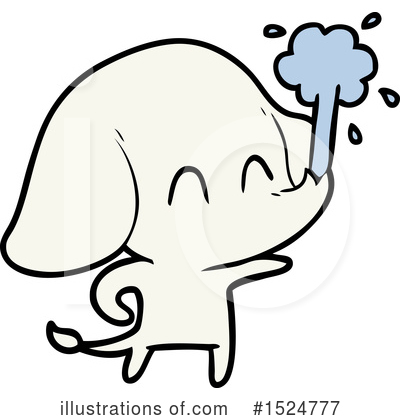 Royalty-Free (RF) Elephant Clipart Illustration by lineartestpilot - Stock Sample #1524777