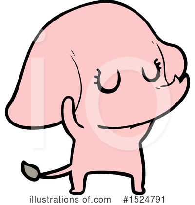 Royalty-Free (RF) Elephant Clipart Illustration by lineartestpilot - Stock Sample #1524791