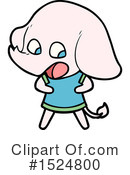 Elephant Clipart #1524800 by lineartestpilot