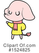 Elephant Clipart #1524825 by lineartestpilot