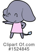 Elephant Clipart #1524845 by lineartestpilot