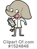 Elephant Clipart #1524848 by lineartestpilot