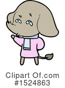 Elephant Clipart #1524863 by lineartestpilot