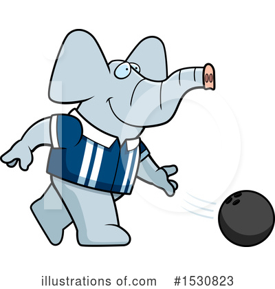 Royalty-Free (RF) Elephant Clipart Illustration by Cory Thoman - Stock Sample #1530823