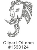 Elephant Clipart #1533124 by patrimonio