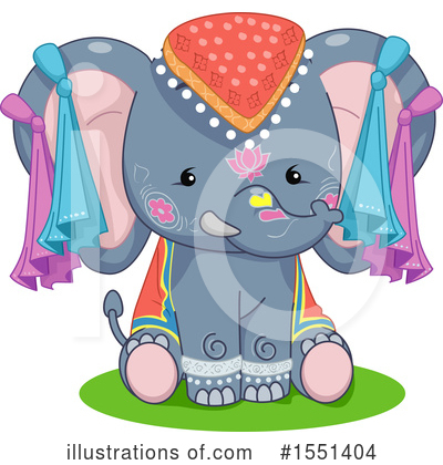 Elephants Clipart #1551404 by BNP Design Studio