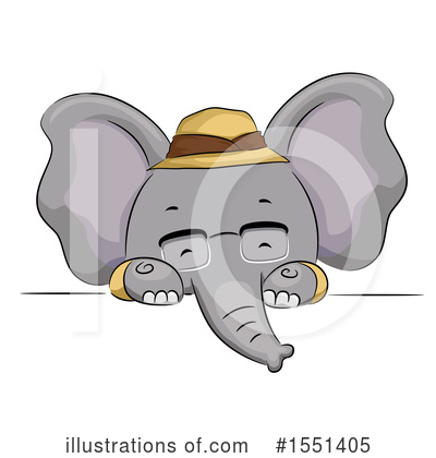 Royalty-Free (RF) Elephant Clipart Illustration by BNP Design Studio - Stock Sample #1551405