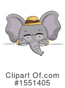 Elephant Clipart #1551405 by BNP Design Studio