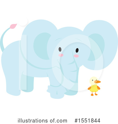 Royalty-Free (RF) Elephant Clipart Illustration by Cherie Reve - Stock Sample #1551844