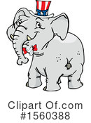 Elephant Clipart #1560388 by Dennis Holmes Designs