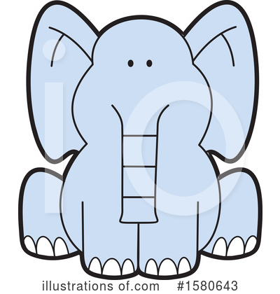 Royalty-Free (RF) Elephant Clipart Illustration by Johnny Sajem - Stock Sample #1580643