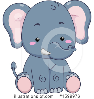 Elephant Clipart #1599976 by BNP Design Studio