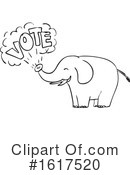 Elephant Clipart #1617520 by patrimonio