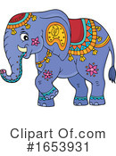 Elephant Clipart #1653931 by visekart