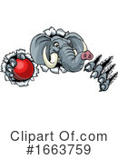 Elephant Clipart #1663759 by AtStockIllustration