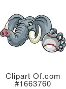 Elephant Clipart #1663760 by AtStockIllustration