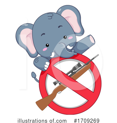 Royalty-Free (RF) Elephant Clipart Illustration by BNP Design Studio - Stock Sample #1709269