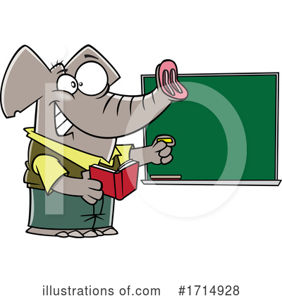 Elephant Clipart #1714928 by toonaday