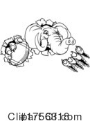 Elephant Clipart #1756318 by AtStockIllustration
