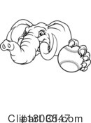 Elephant Clipart #1803547 by AtStockIllustration