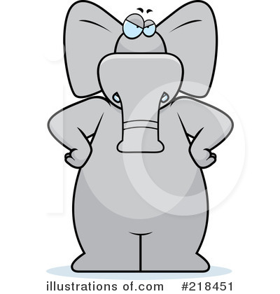 Elephant Clipart #218451 by Cory Thoman