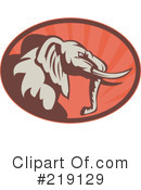 Elephant Clipart #219129 by patrimonio