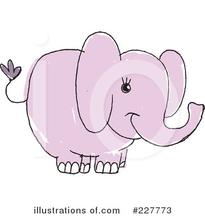 Royalty-Free (RF) Elephant Clipart Illustration by yayayoyo - Stock Sample #227773
