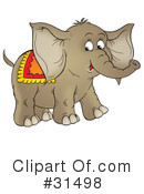 Elephant Clipart #31498 by Alex Bannykh