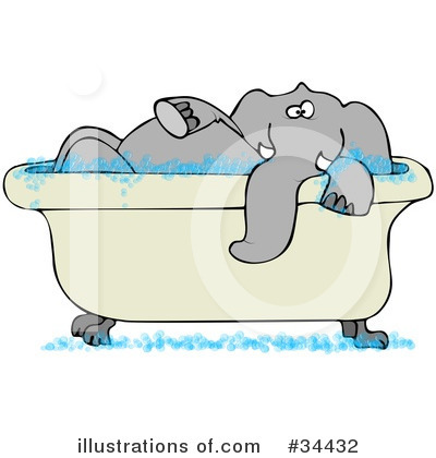 Bathing Clipart #34432 by djart