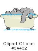 Elephant Clipart #34432 by djart