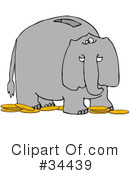 Elephant Clipart #34439 by djart