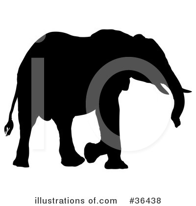 Royalty-Free (RF) Elephant Clipart Illustration by dero - Stock Sample #36438