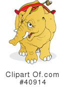 Elephant Clipart #40914 by Snowy