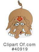 Elephant Clipart #40919 by Snowy