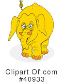 Elephant Clipart #40933 by Snowy
