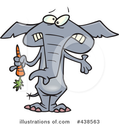 Elephant Clipart #438563 by toonaday