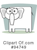 Elephant Clipart #94749 by Qiun