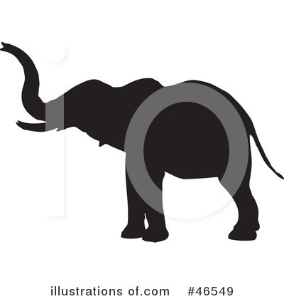 Elephant Clipart #46549 by KJ Pargeter