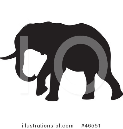 Royalty-Free (RF) Elephants Clipart Illustration by KJ Pargeter - Stock Sample #46551
