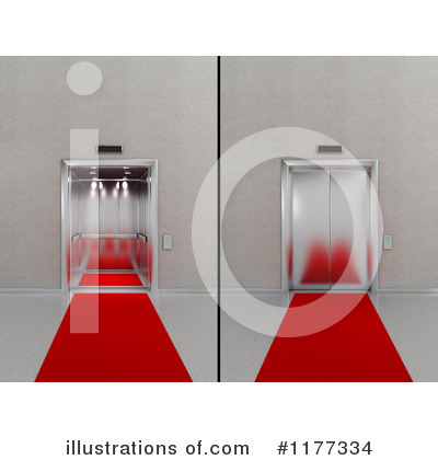 Royalty-Free (RF) Elevator Clipart Illustration by stockillustrations - Stock Sample #1177334