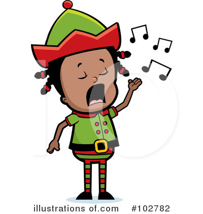Royalty-Free (RF) Elf Clipart Illustration by Cory Thoman - Stock Sample #102782