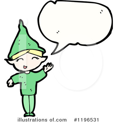 Royalty-Free (RF) Elf Clipart Illustration by lineartestpilot - Stock Sample #1196531
