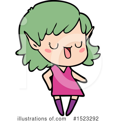 Royalty-Free (RF) Elf Clipart Illustration by lineartestpilot - Stock Sample #1523292