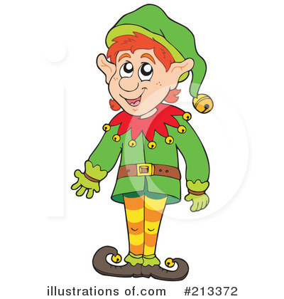 Royalty-Free (RF) Elf Clipart Illustration by visekart - Stock Sample #213372