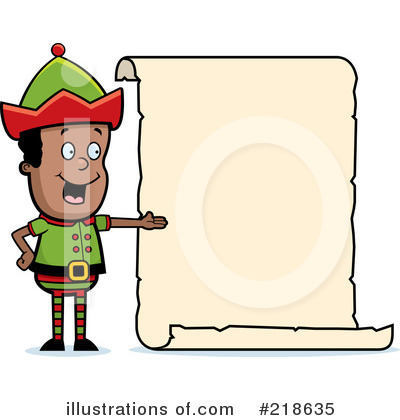 Royalty-Free (RF) Elf Clipart Illustration by Cory Thoman - Stock Sample #218635